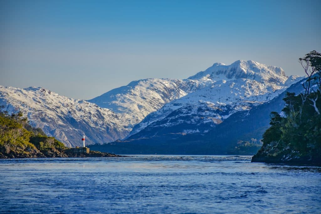 Maritime,Signage,In,Caneles,Del,Strait,Of,Magellan