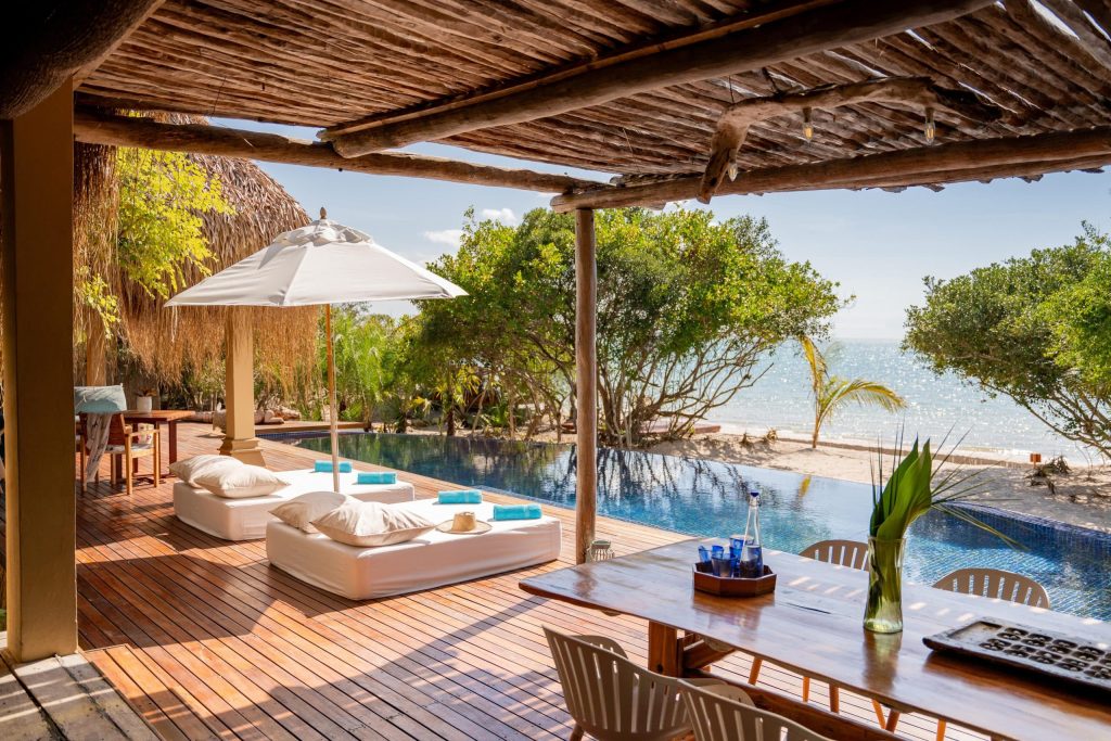 Azura Benguerra Island Mozambique villa présidentielle et sa piscine privée