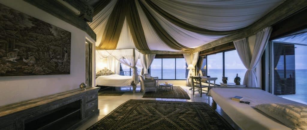 Alfajiri Villas Kenya chambre sur la falaise et sa vue