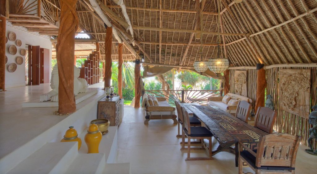 Alfajiri Villas Kenya salon de la beach villa