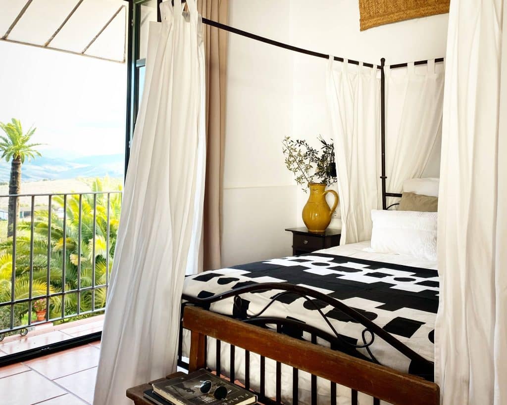 Hacienda Las Alcabalas Espagne lit à baldaquin