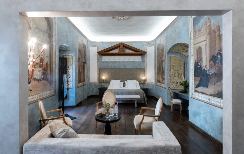 Palacio del Bailio Espagne décoration chambre