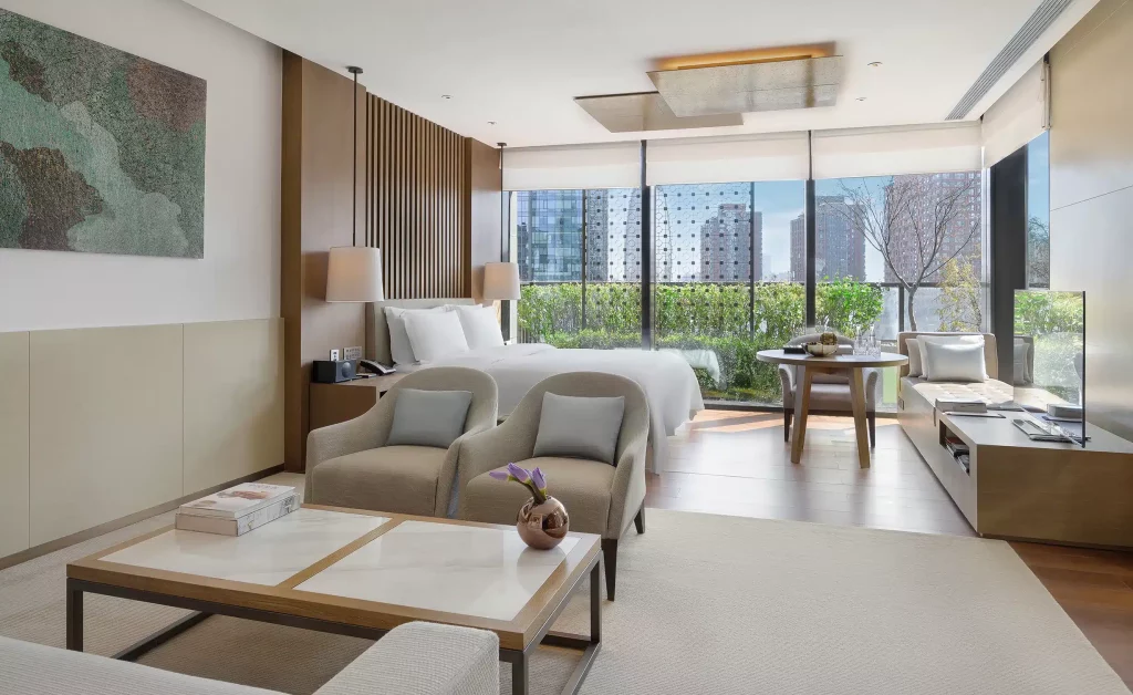 Rosewood Beijing Chine vue depuis la chambre
