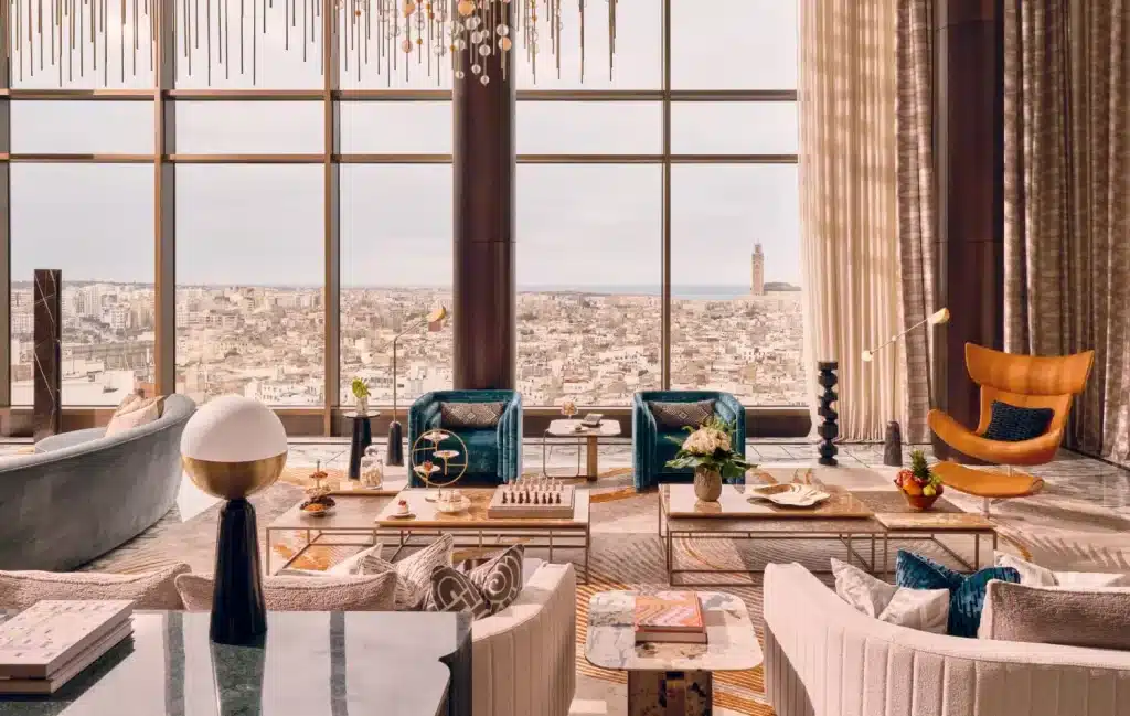 Royal Mansour Casablanca Maroc vue depuis la suite