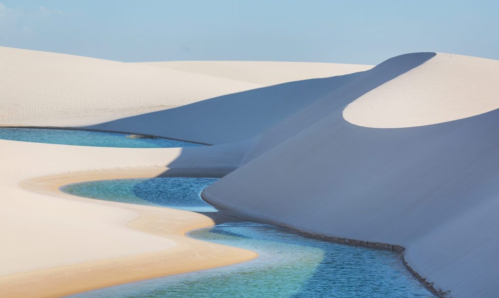 Lagoons,In,The,Desert,Of,Lencois,Maranhenses,National,Park,,Brazil.