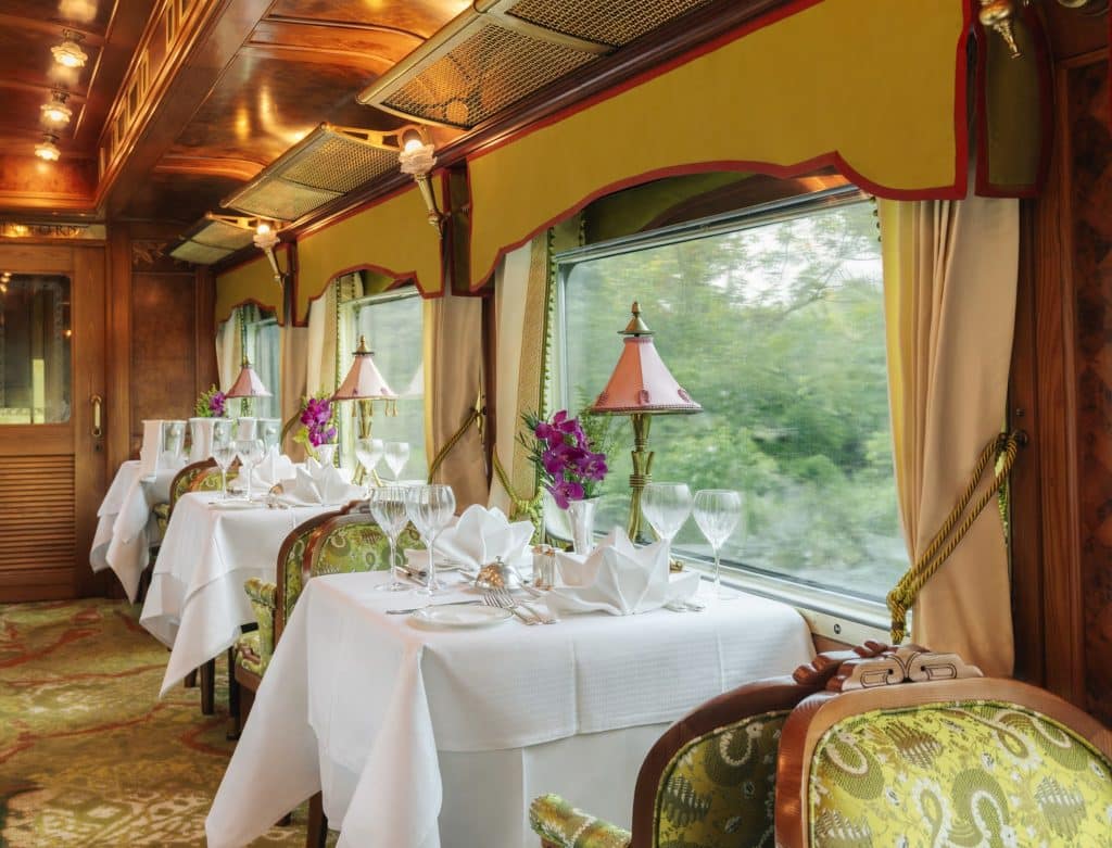 Malaisie Belmond   Eastern & Oriental Express wagon restaurant