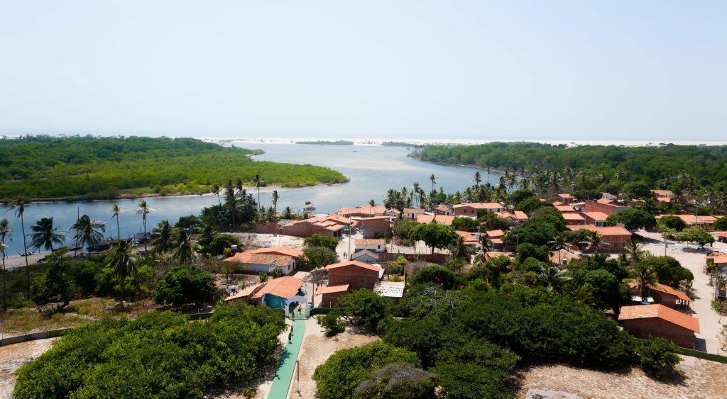 Preguica,River,Seen,From,Above,Near,Barreirinhas,,Lencois,Maranhenses,,Maranhao,