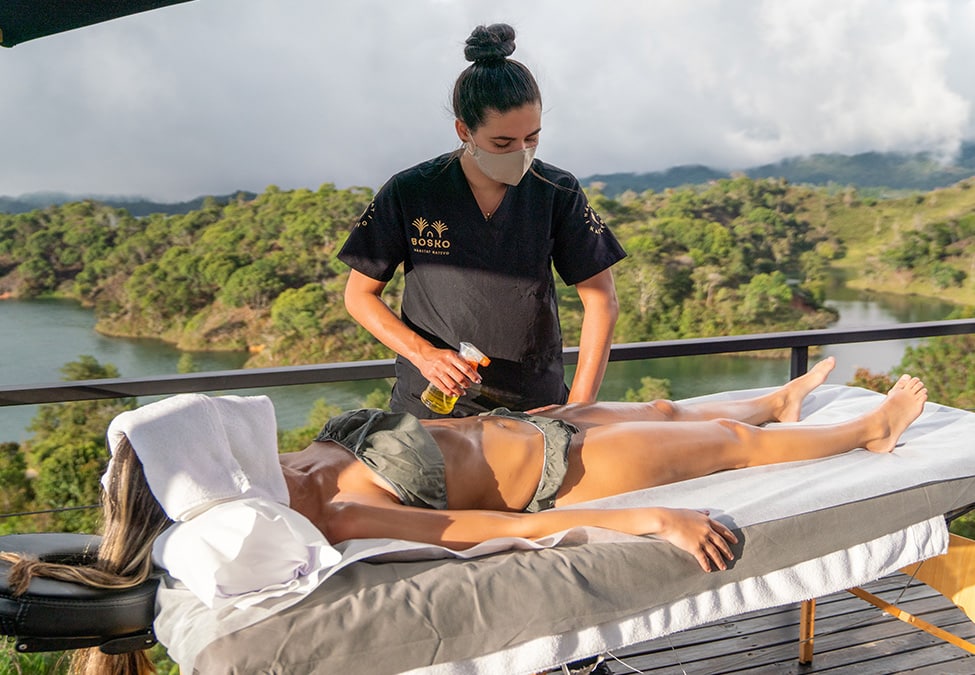 Colombie Hôtel Bosko spa massage