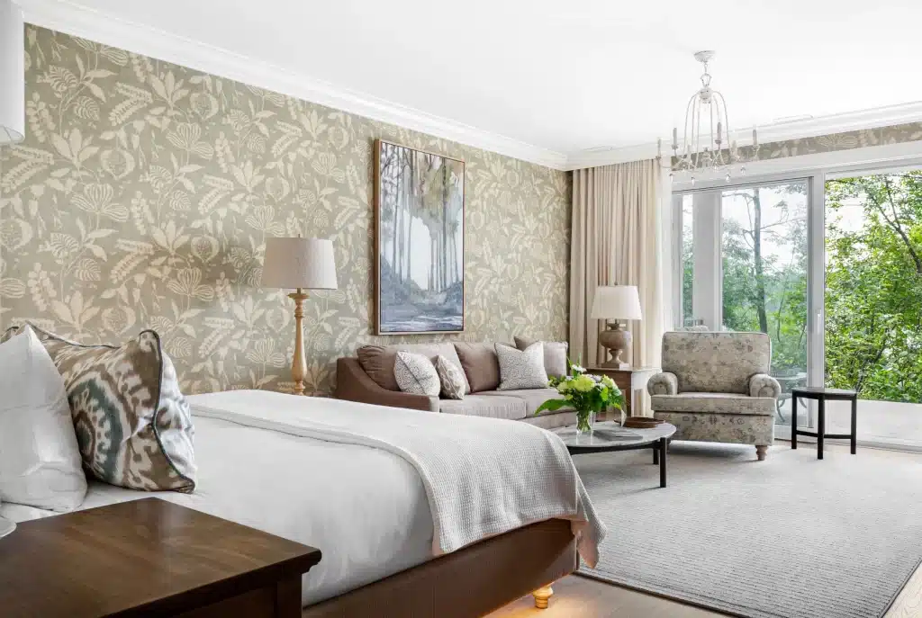 Manoir Hovey Canada deluxe room et avue