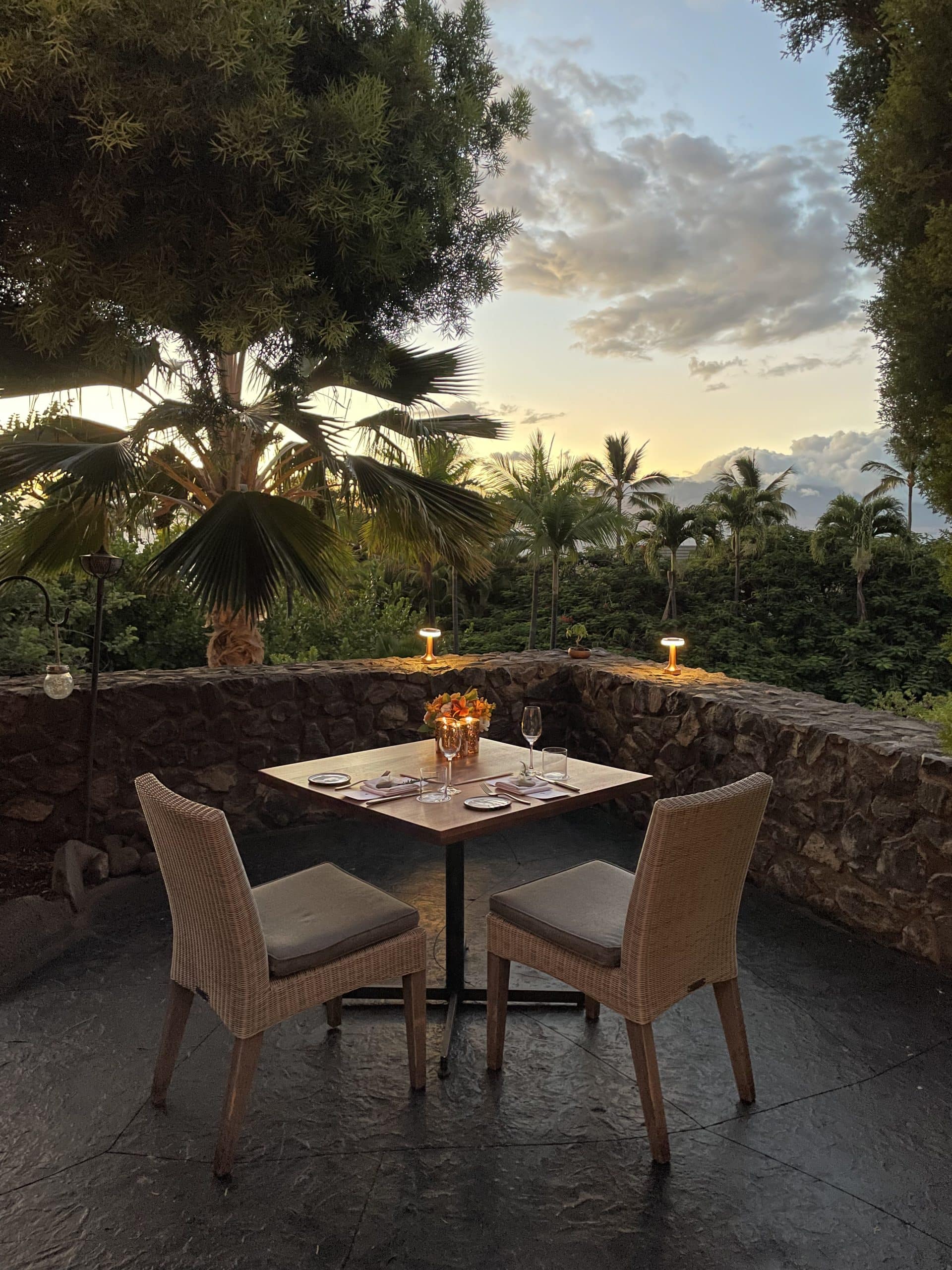 Wailea Relais & Châteaux Hawaï exterieur du restaurant