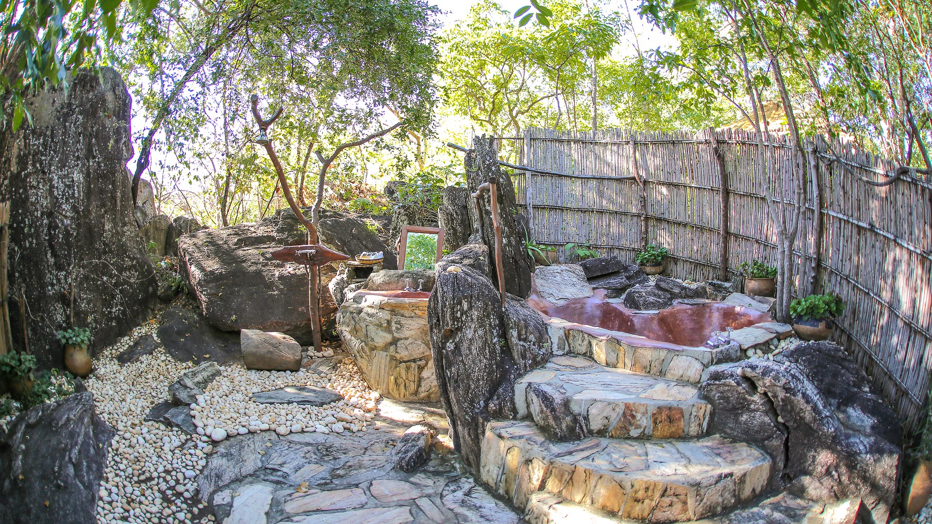 Nkwichi Lodge Mozambique salle de bain