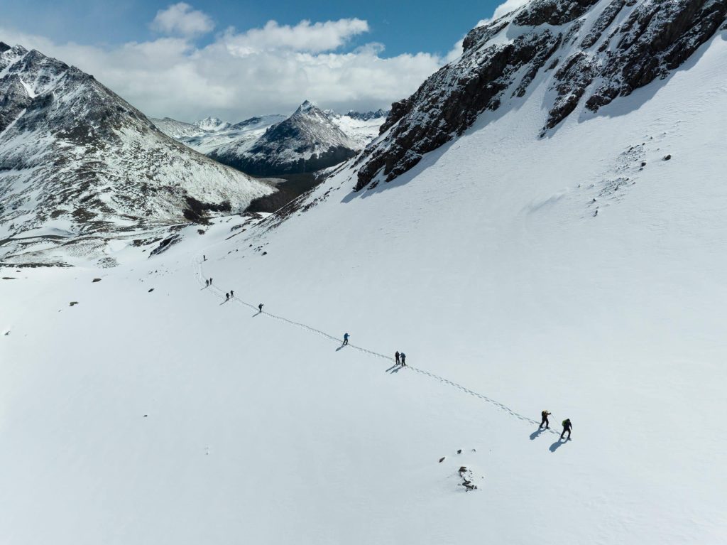©Explora Chili Tierra del Fuego trek dans la neige