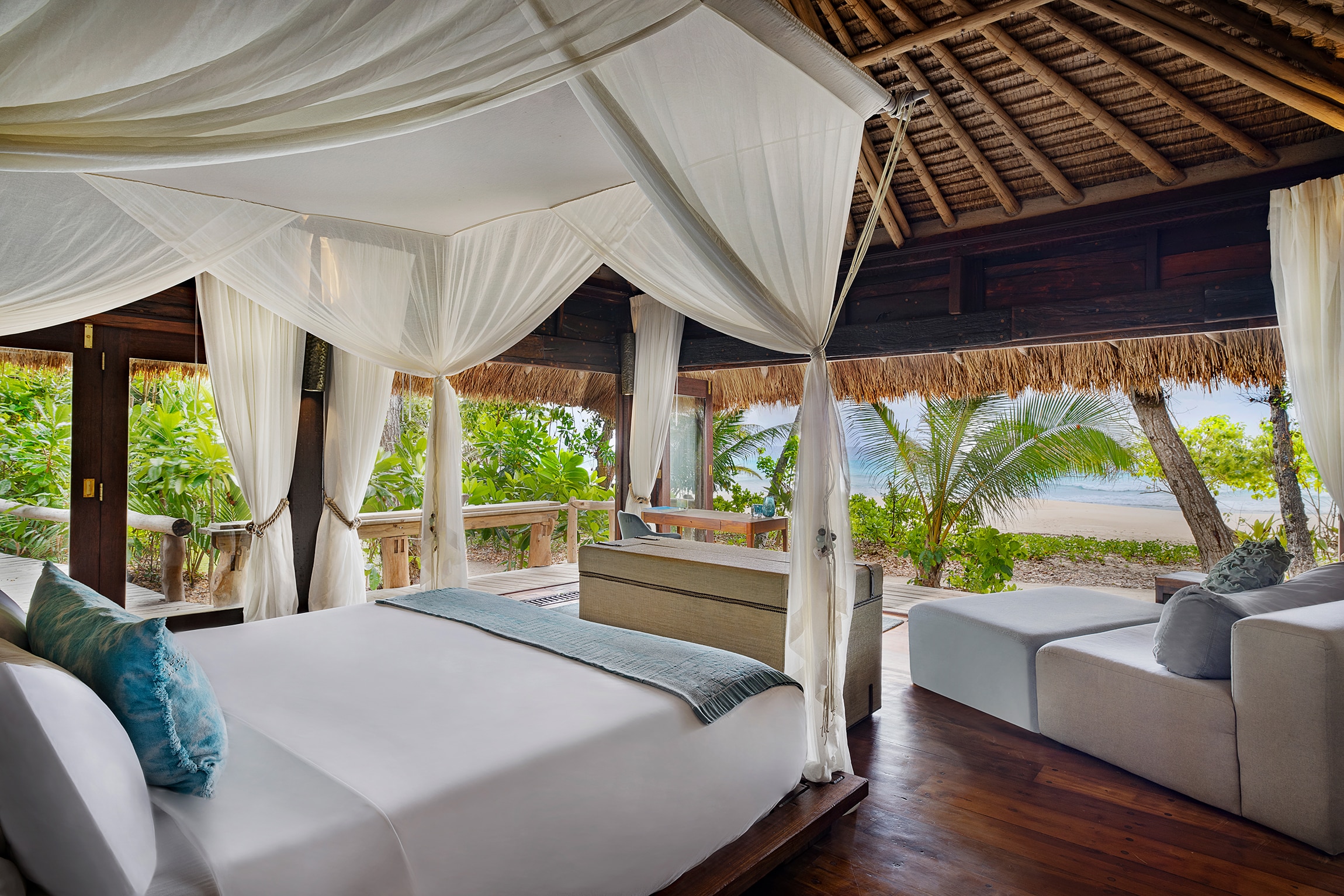 Seychelles North Island chambre avec vue