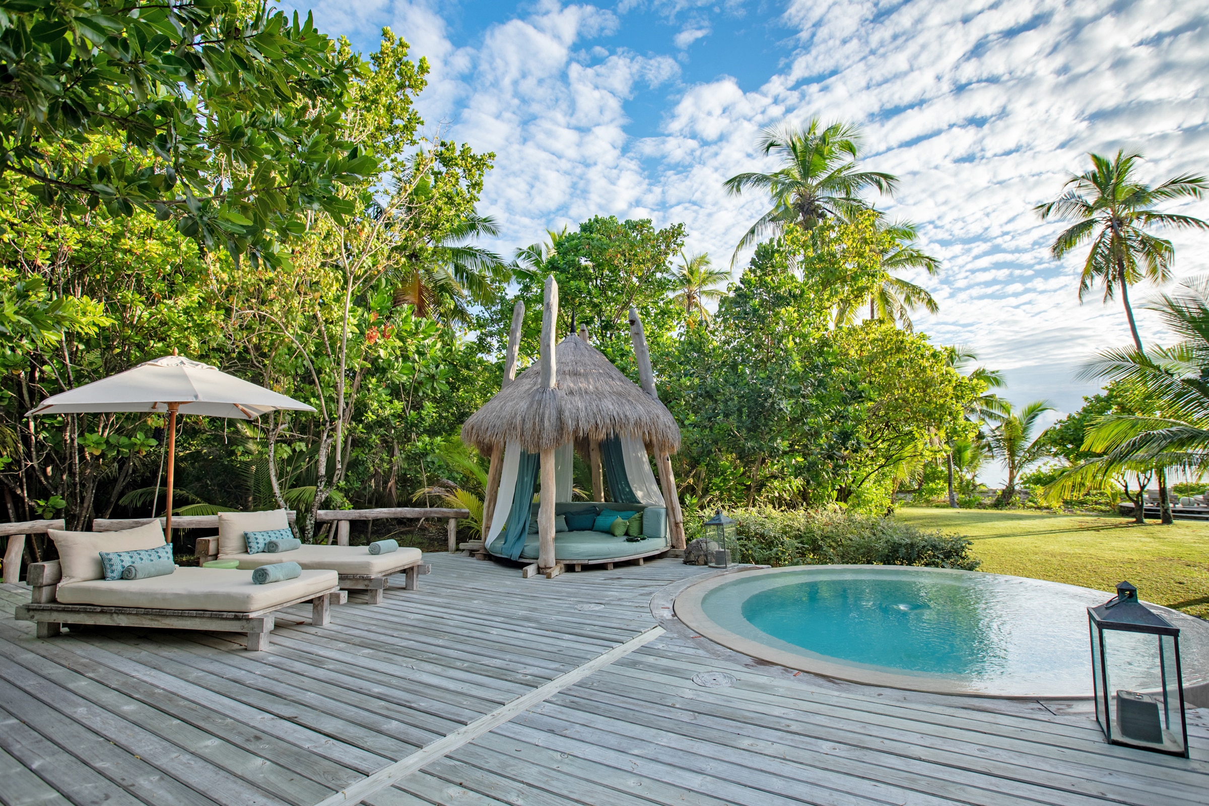 Seychelles North Island piscine privée