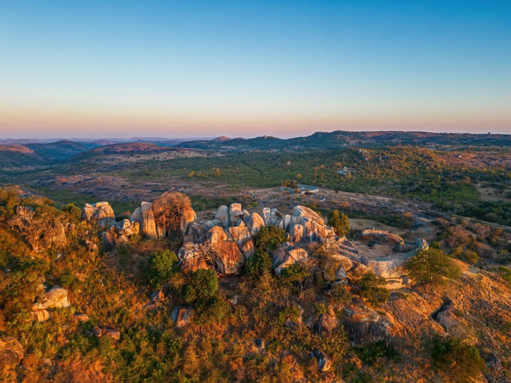 Aerial,View,Of,The,Ruins,Of,Great,Zimbabwe