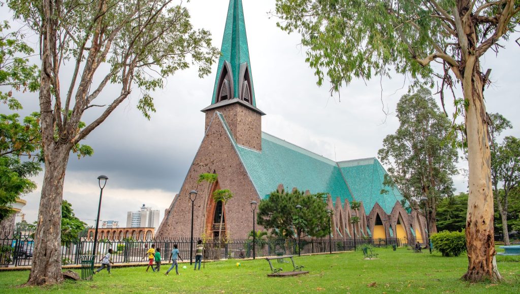 Basilique,Sainte,Anne,In,City,Center,Of,Brazzaville,,Congo,Republic