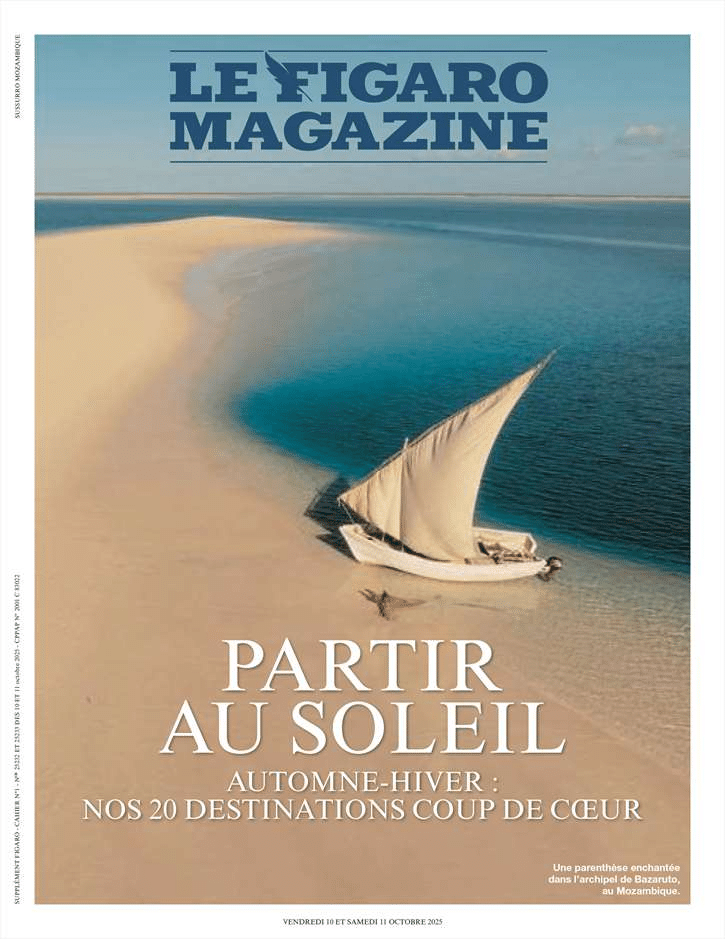 Tanzanie Sa majesté l'Afrique Figaro Magazine couverture