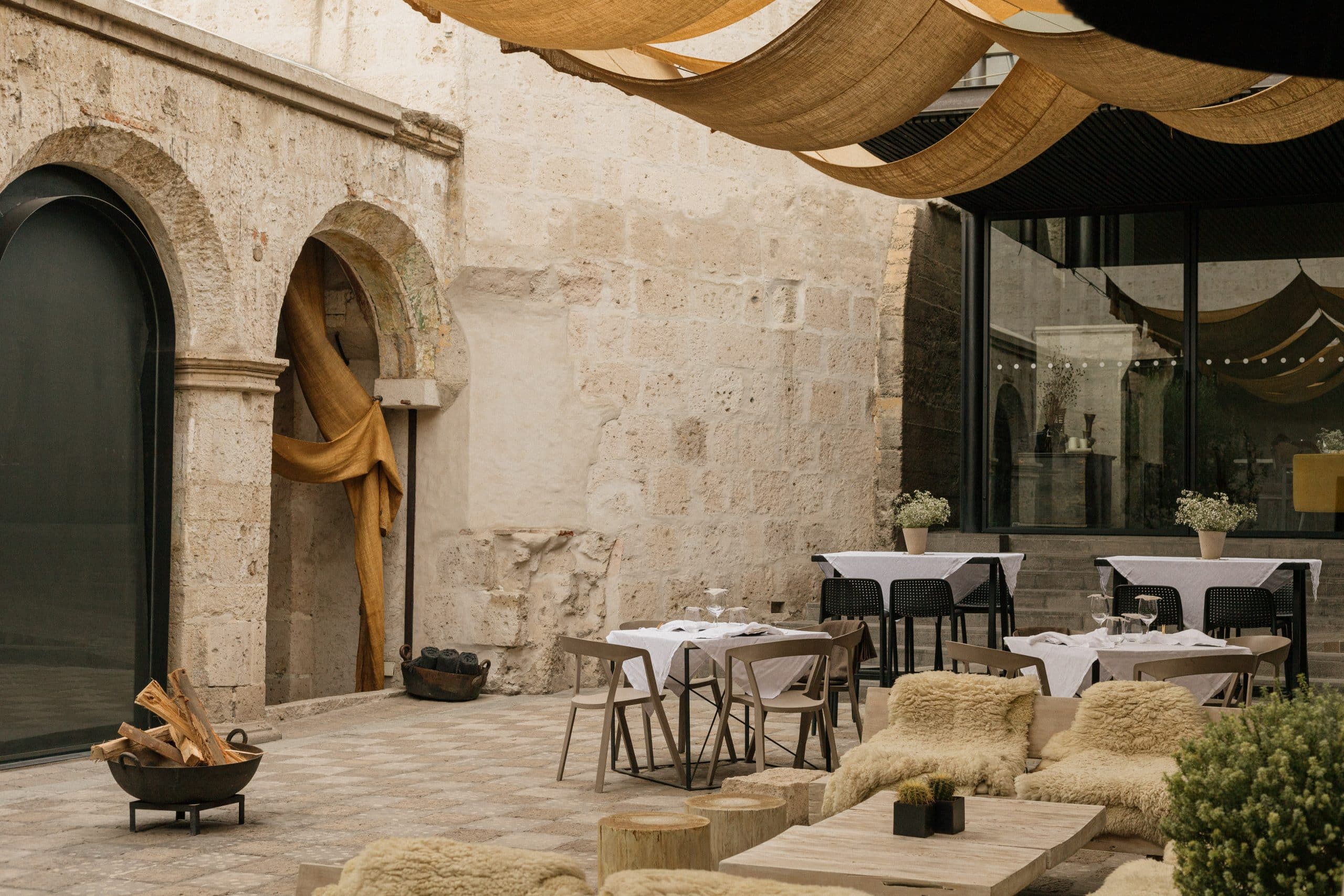 CIRQA Pérou terrasse du restaurant