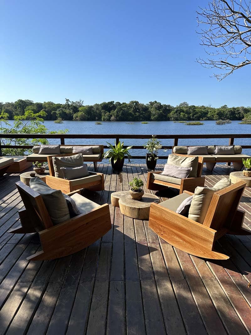 Juma Amazon Lodge Brésil terrasse