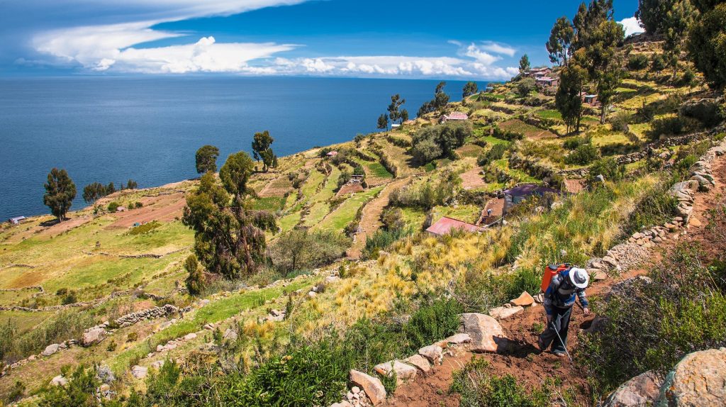 Pérou Croisière lac Titicaca & découverte de Taquile cultures en terrasse de Taquile
