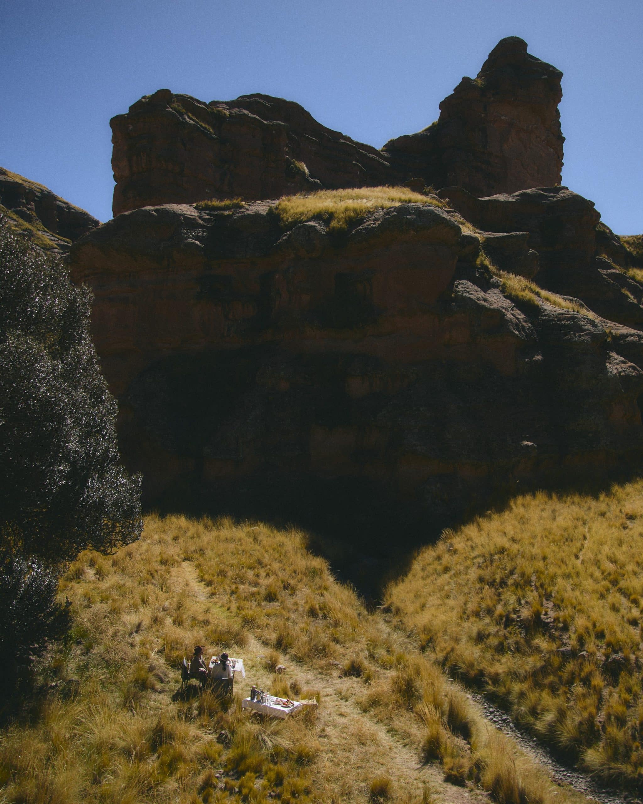 Tinajani Pérou déjeuner picnic