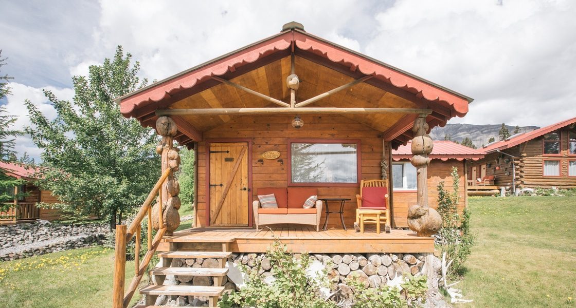 Alaska Ultima Thule Lodge  bungalow vu de face