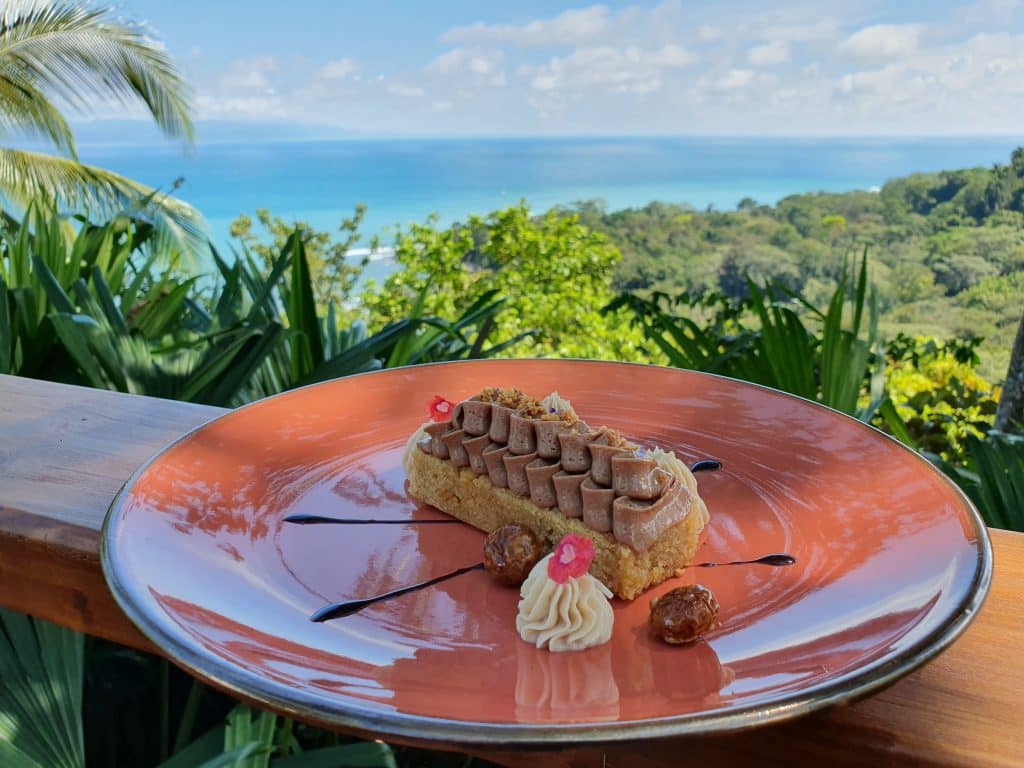 Lapas Rios Lodge Cost Rica assiette avec vue