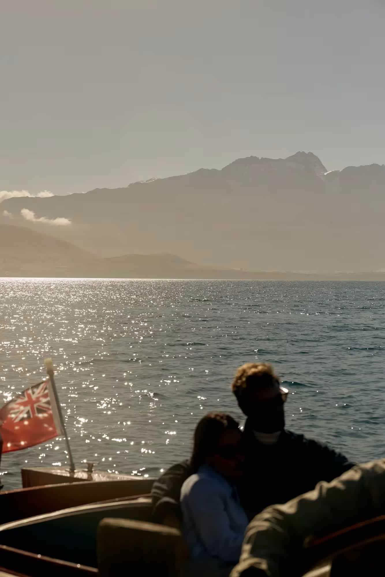 Nouvelle Zélande Rosewood Matakauri sortie bateau sur le lac