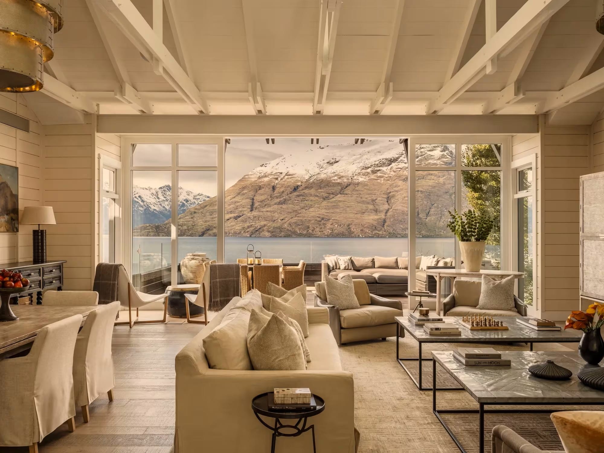 Nouvelle Zélande Rosewood Matakauri villa quatre chambre avec vue