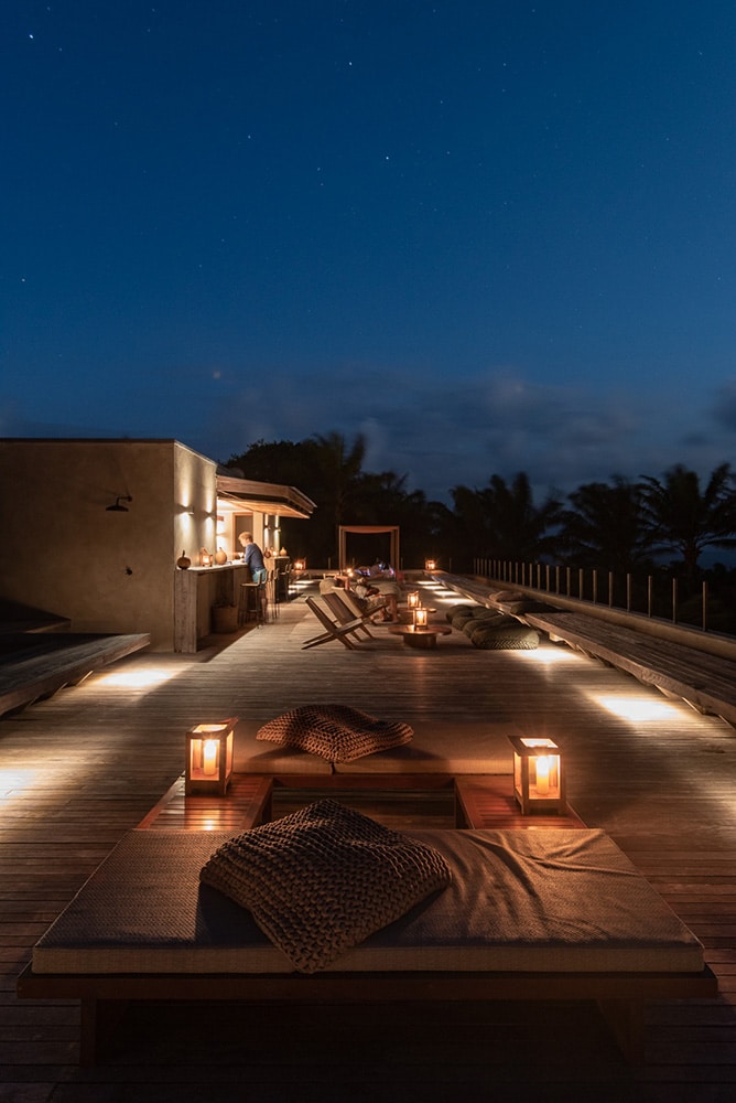 Brésil Barracuda Hotel & villas toit terrasse de l'hôtel