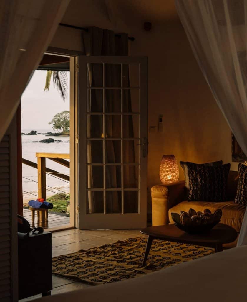 Sao Tomé et Principe Bom Bom vue chambre