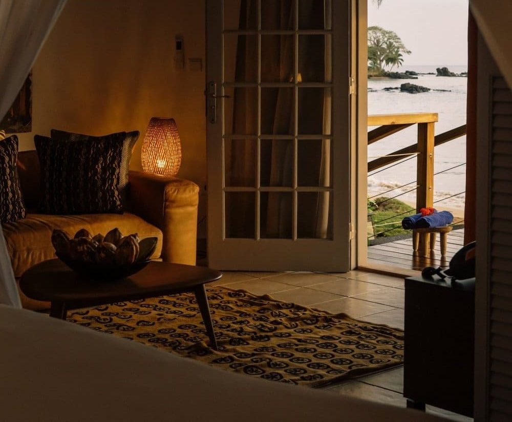 Sao Tomé et Principe Bom Bom vue chambre