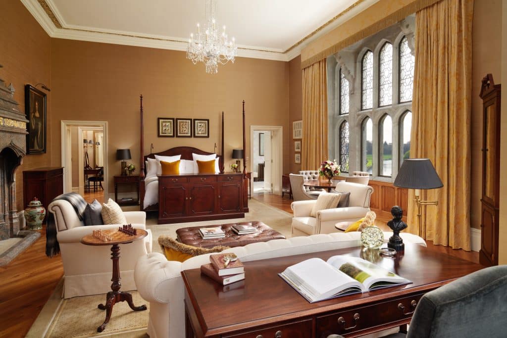 Irlande Adare Manor salon de la suite