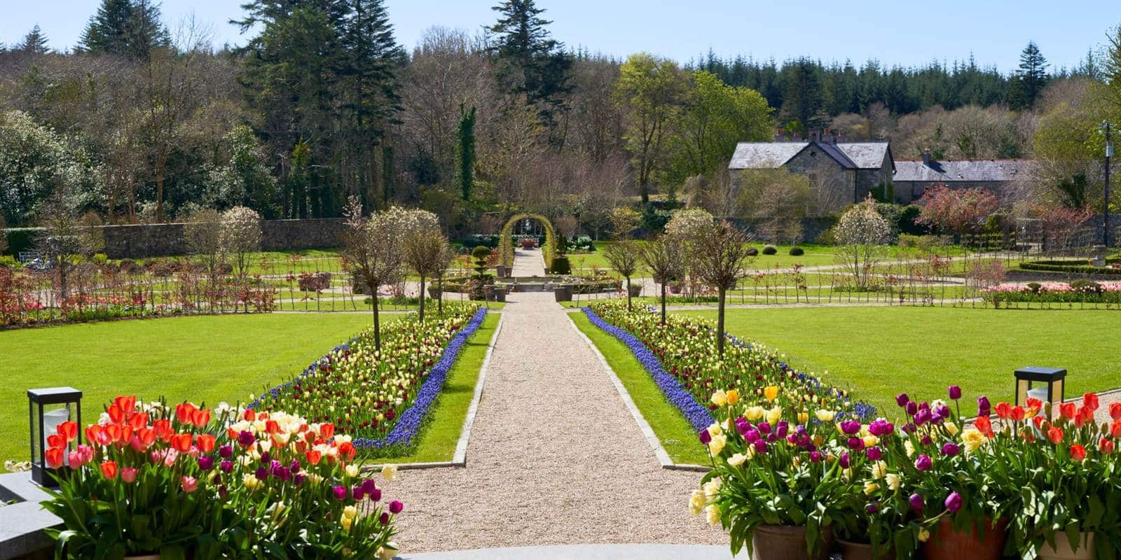 Irlande Ballynahinch jardin clos
