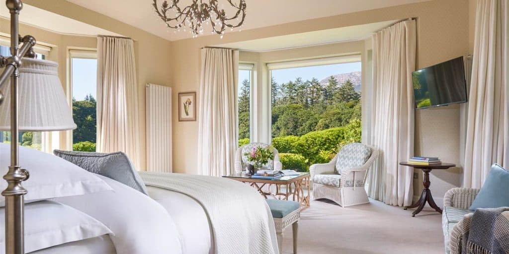 Irlande Ballynahinch suite Master avec vue