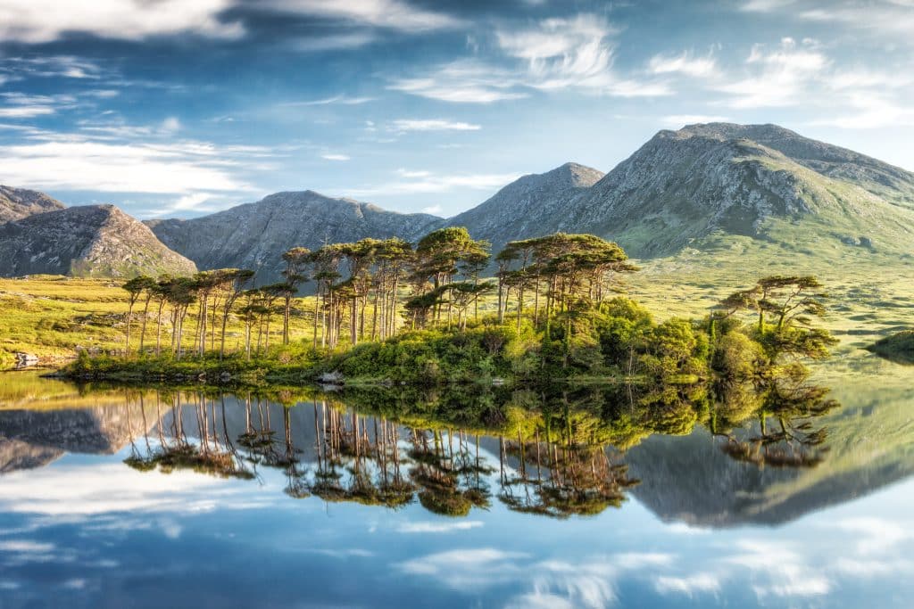Irlande Derryclare Lough paysage du Connemara
