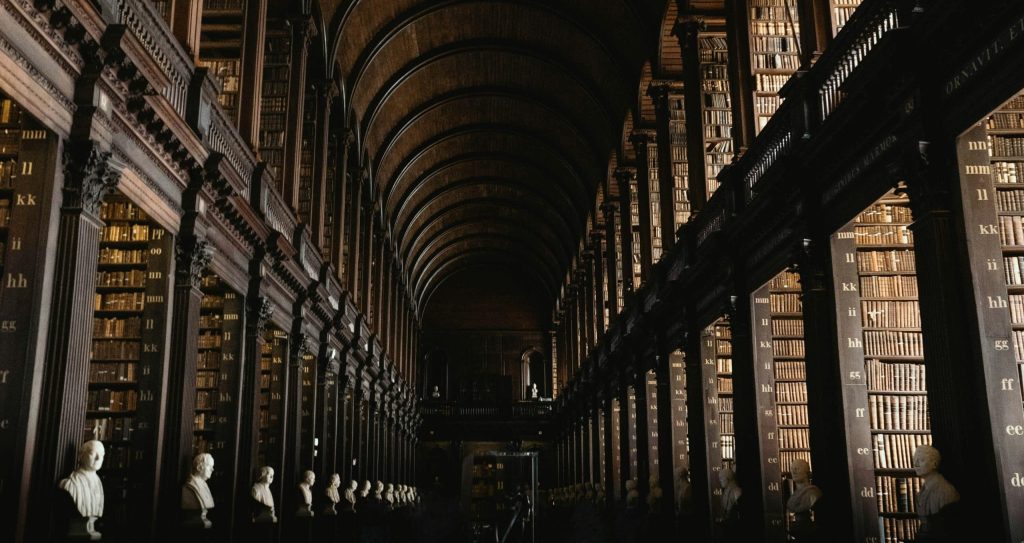 Irlande bibliothèque de l'université de Trinity College