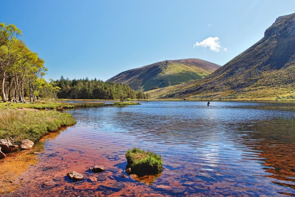 Irlande pêche au saumon dans la péninsule de Dingle