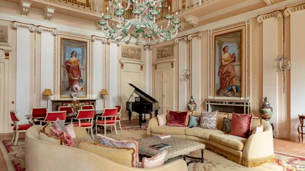 Italie passalacqua salon de la suite Bellini
