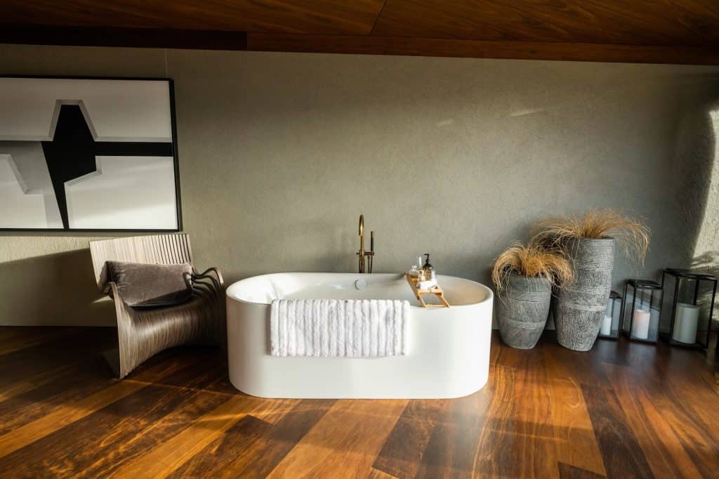 Nouvelle Zélande The Lindis Lodge salle de bain
